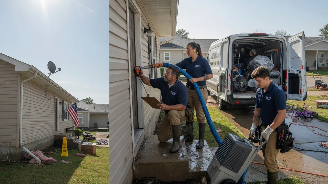 Ceiling Water Damage Restoration in Colbert, GA near me